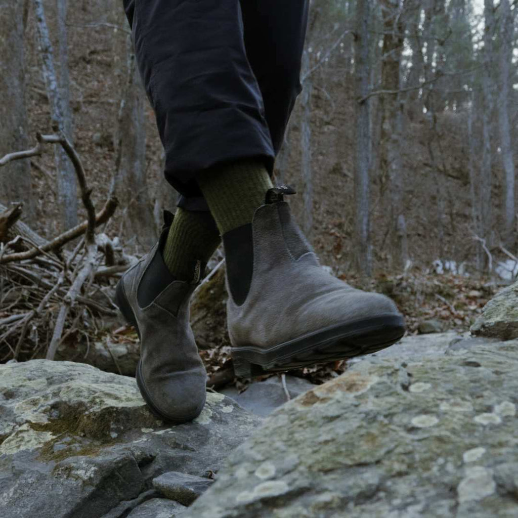 Olive drab merino boot socks